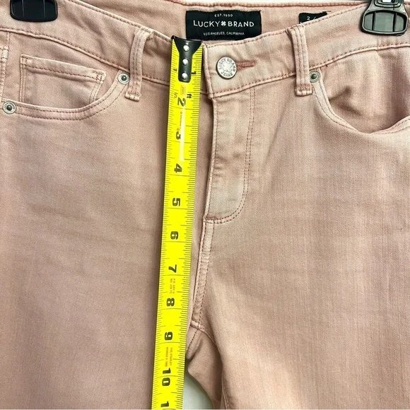 Lucky Brand Pink Jeans Ava Skinny Size 2/27 - Picture 12 of 13